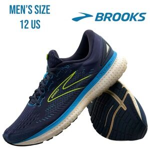 Brooks Glycerin 19‎ Running Shoes Navy Nightlife Size 12.5 Men's Cushioned Gym
